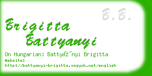 brigitta battyanyi business card